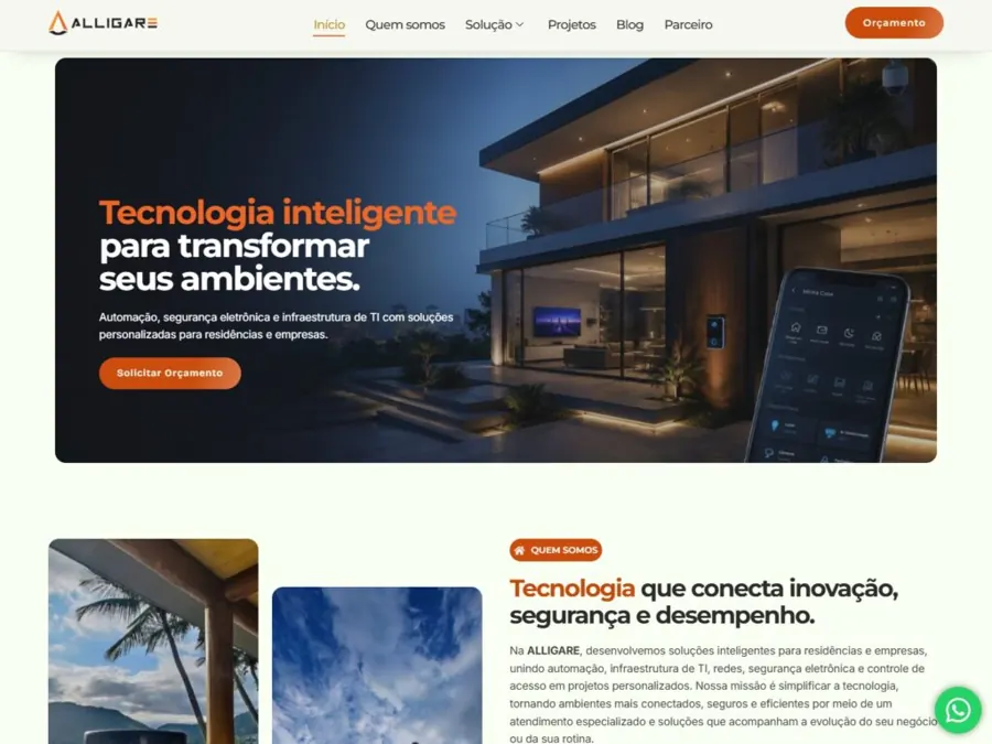 Site da ALLIGARE